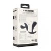Vibrating Silicone Prostate Stimulator Anal Plug - M - Black